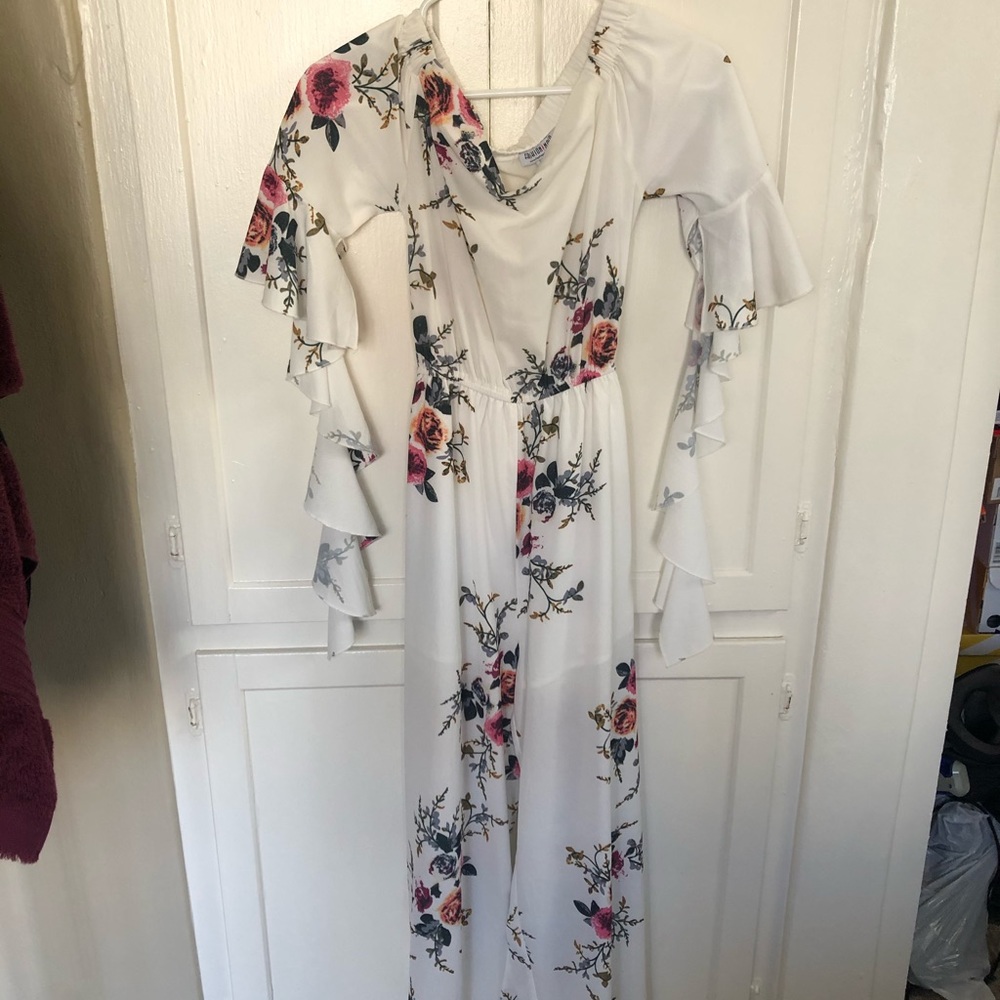 Fashion Nova Floral Jumpsuit